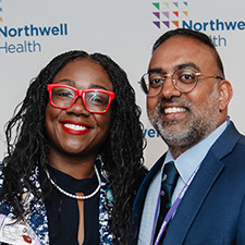 Wilonda Green, Program Director, The Institute for Community Health and Wellness, and Dr. Paulus