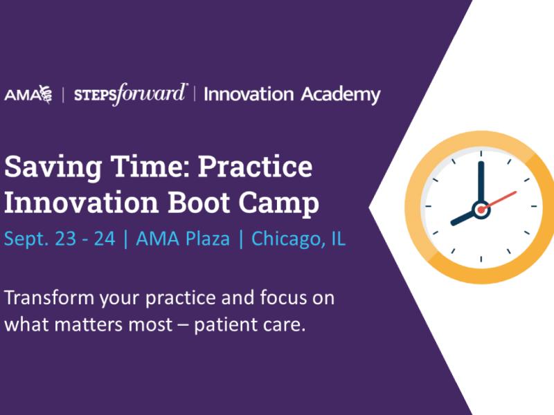 Saving Time: Practice Innovation Boot Camps