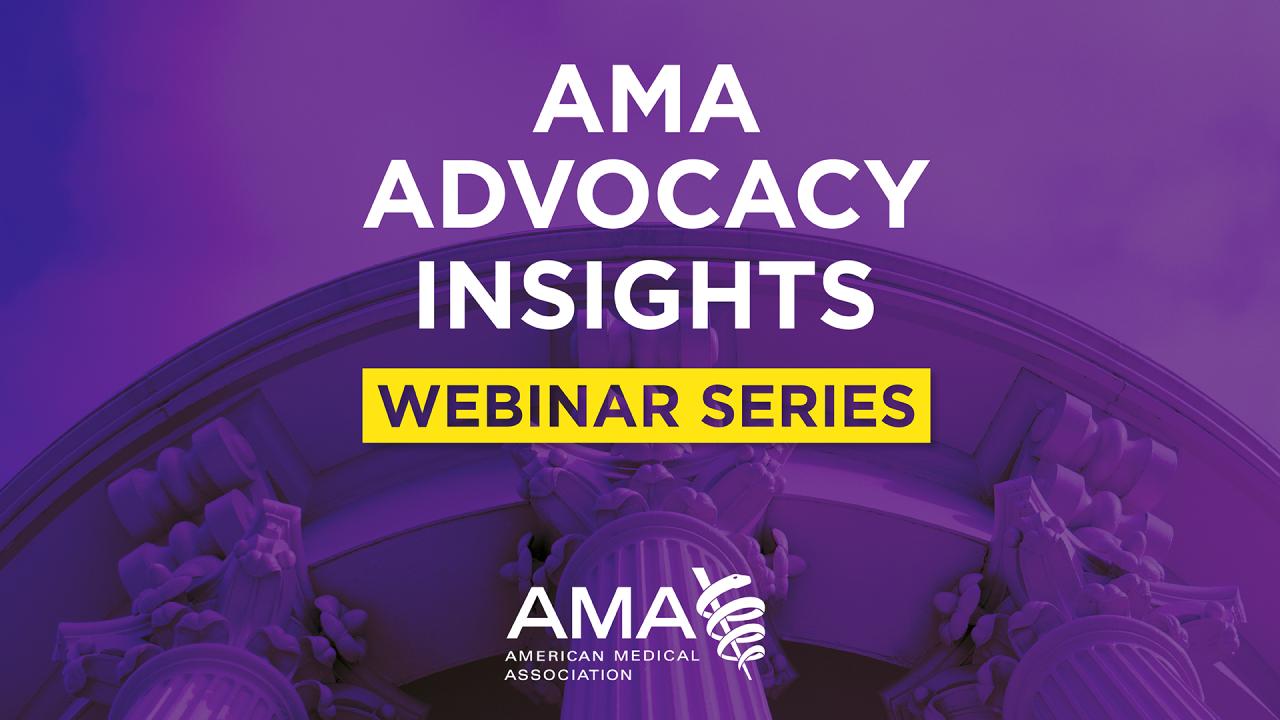 Advocacy Insights webinar event header