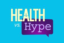 Health vs. Hype Podcast logo