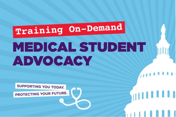 Medical student advocacy training on demand
