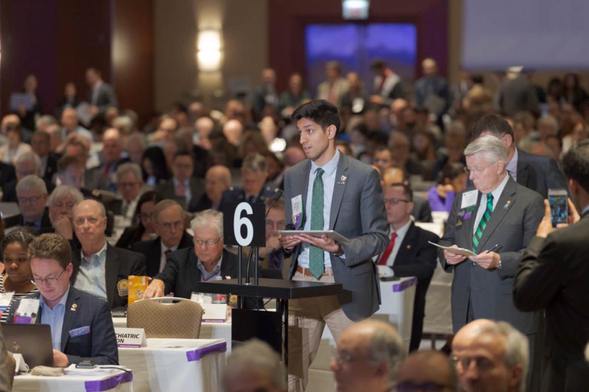 Delegates at the AMA Annual Meeting