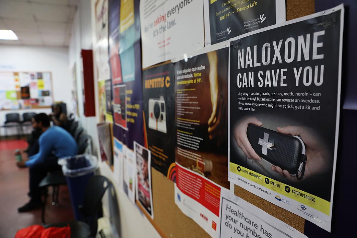 Poster for naloxone