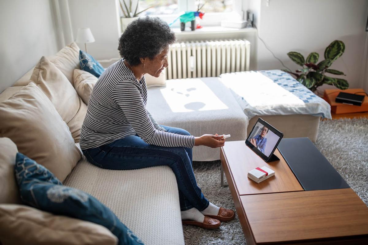 Telehealth patient and physician