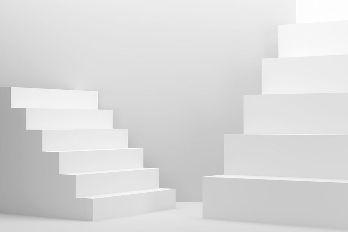 Two staircases