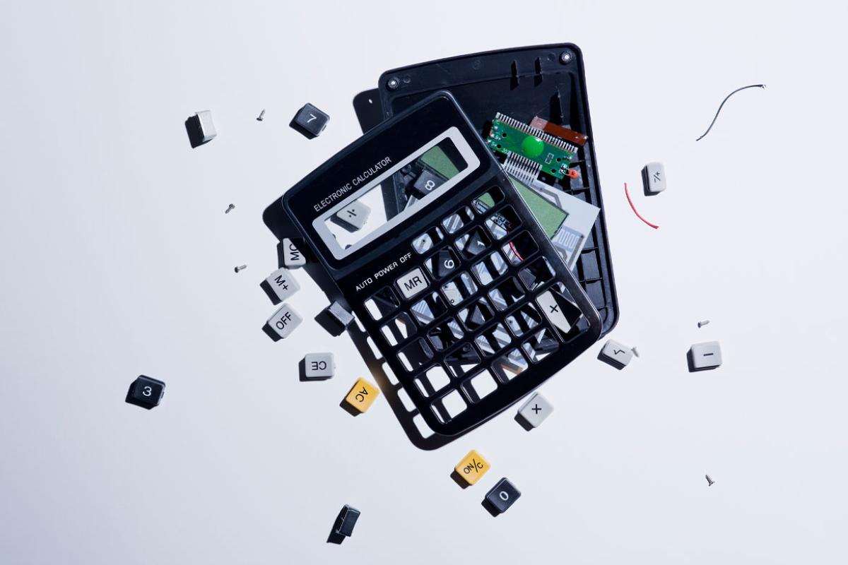 Broken calculator