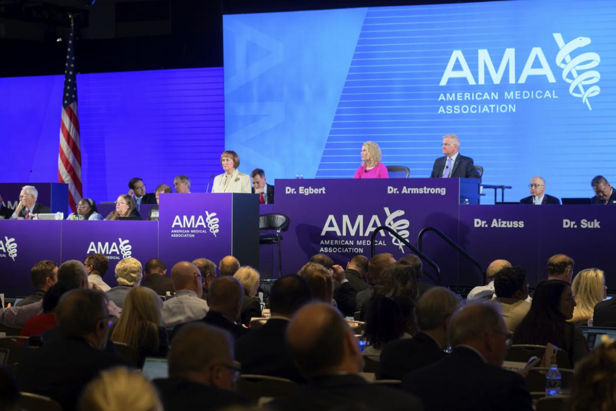 AMA House of Delegates in session