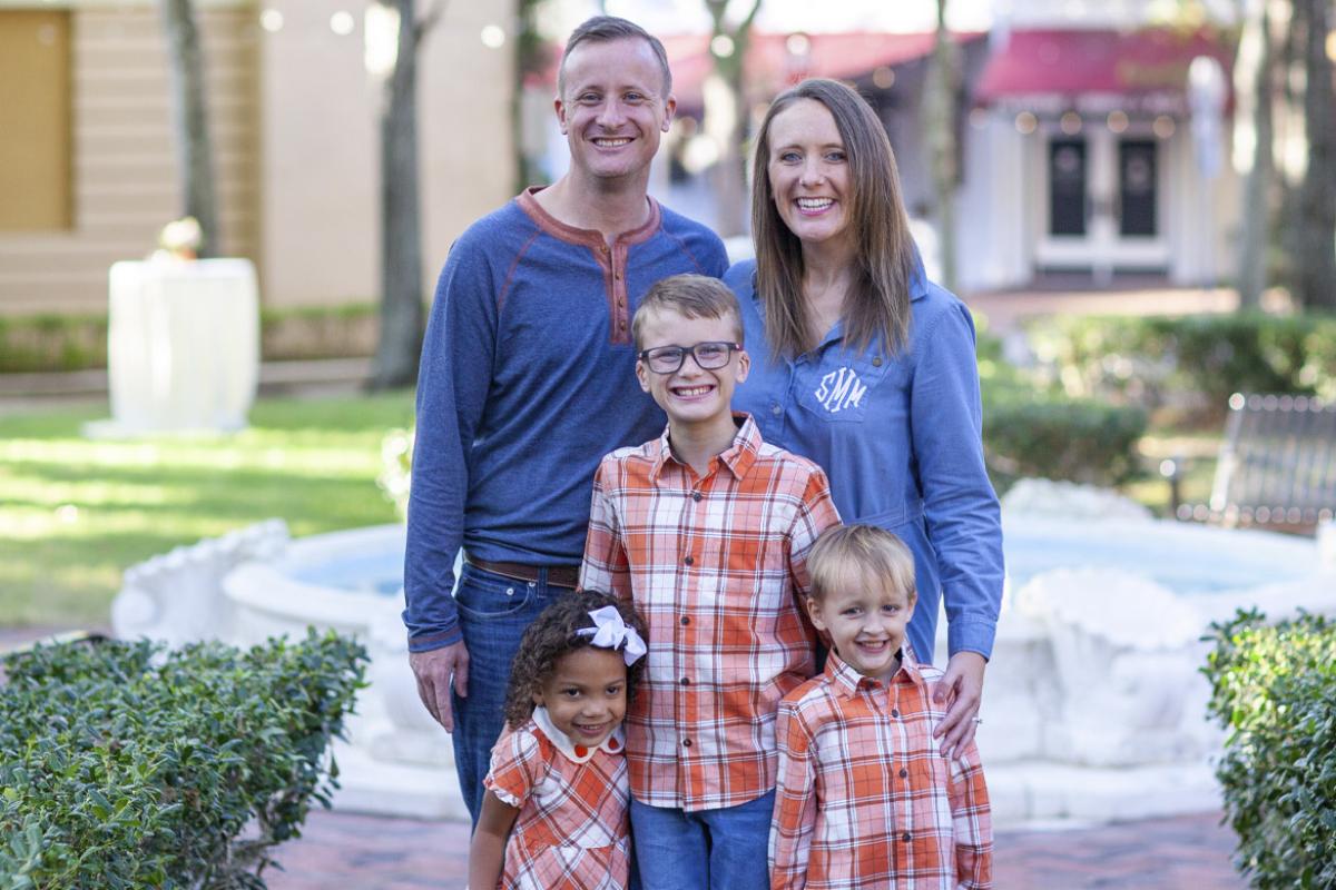 Sarah Marsicek, MD, and family