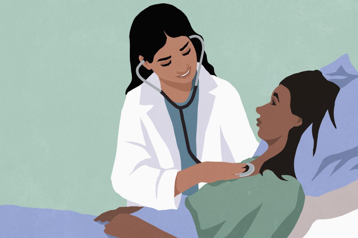 Healthcare worker bedside